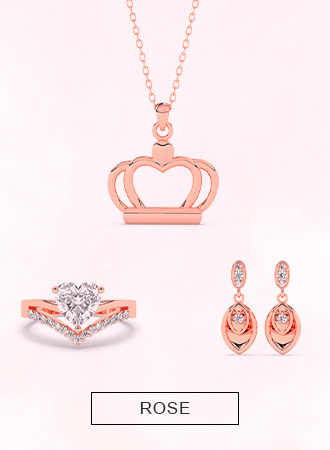 Rose Gold Plated Silver Collection