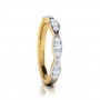 Refined Rhythm Diamond Band