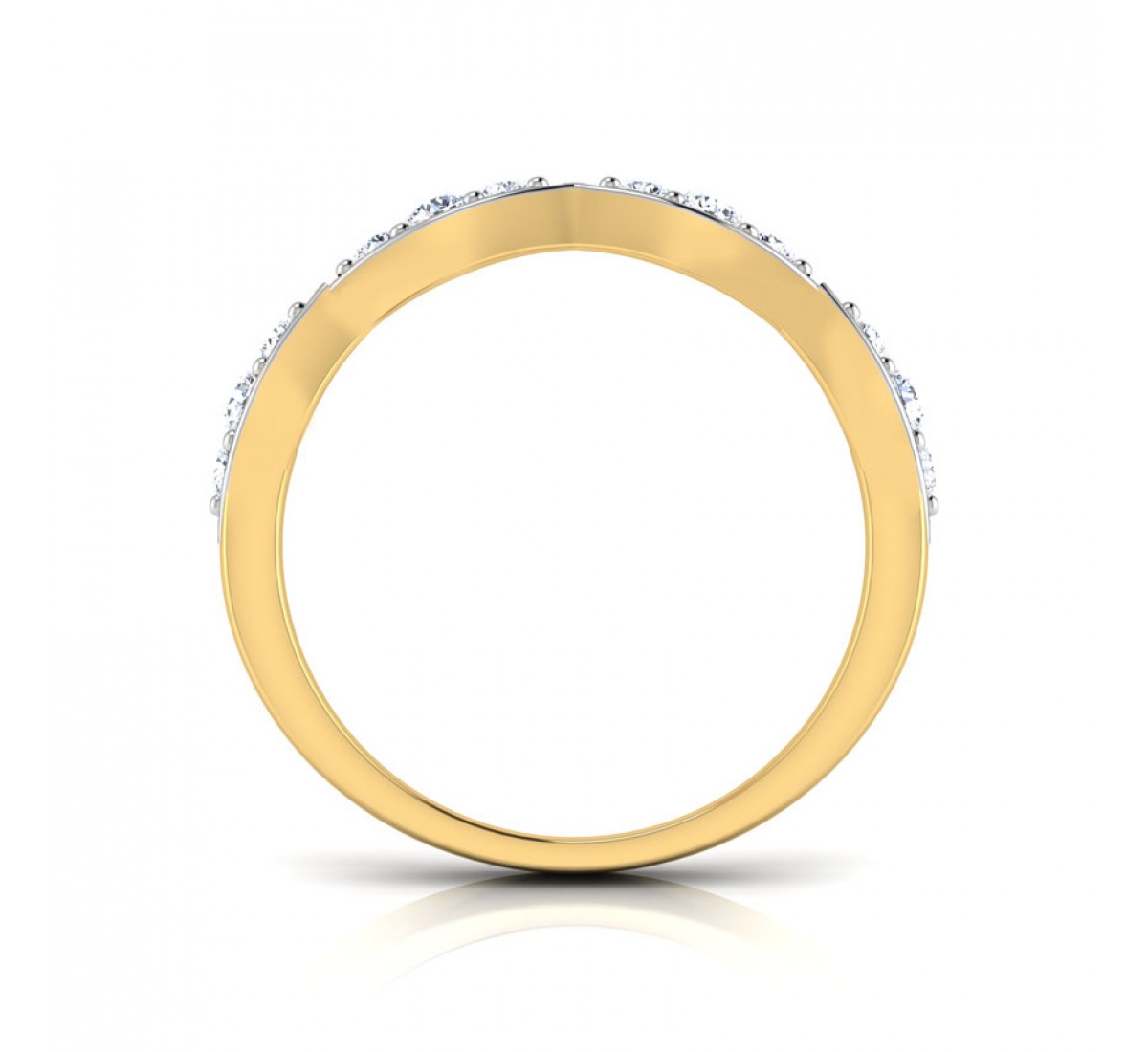 Refined Rhythm Diamond Band