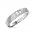 Enchanting Mesh Diamond Band