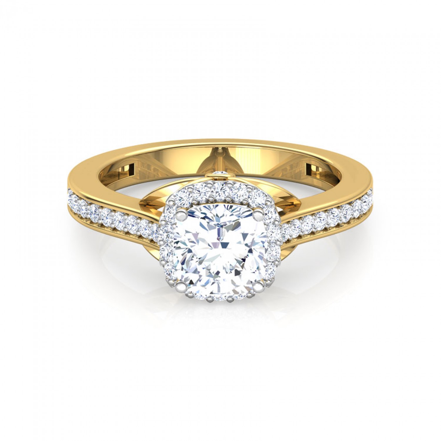Majestic Queen Solitaire Diamond Ring