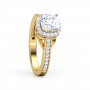 Majestic Queen Solitaire Diamond Ring